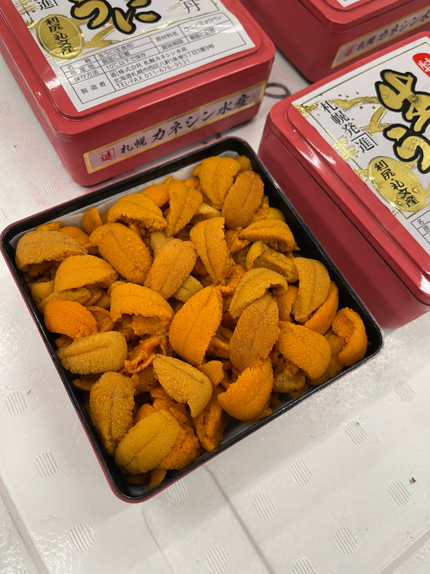 Premium AA Hokkaido Ezo Bafun Uni (KANESHIN)250g