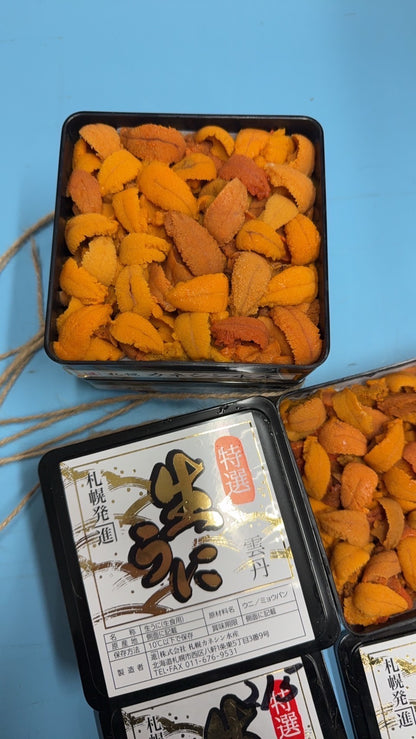 Premium AA Hokkaido Ezo Bafun Uni (KANESHIN)250g