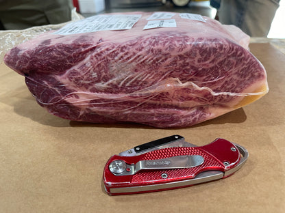 Premium Nagano A5 Japanese Wagyu Chuck Eye Roll Block 6~10LB