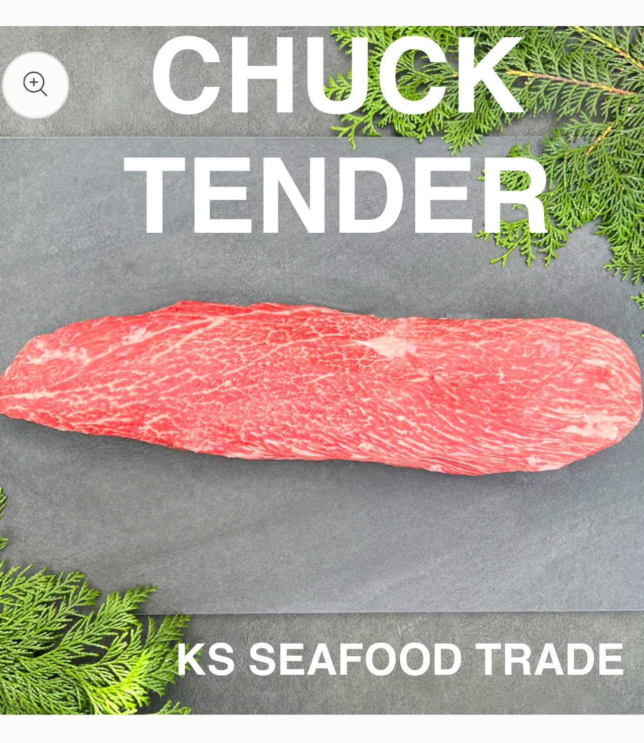 Nagano Premium A5 Wagyu Chuck Tender (TOGARASHI) Block 5~6LB