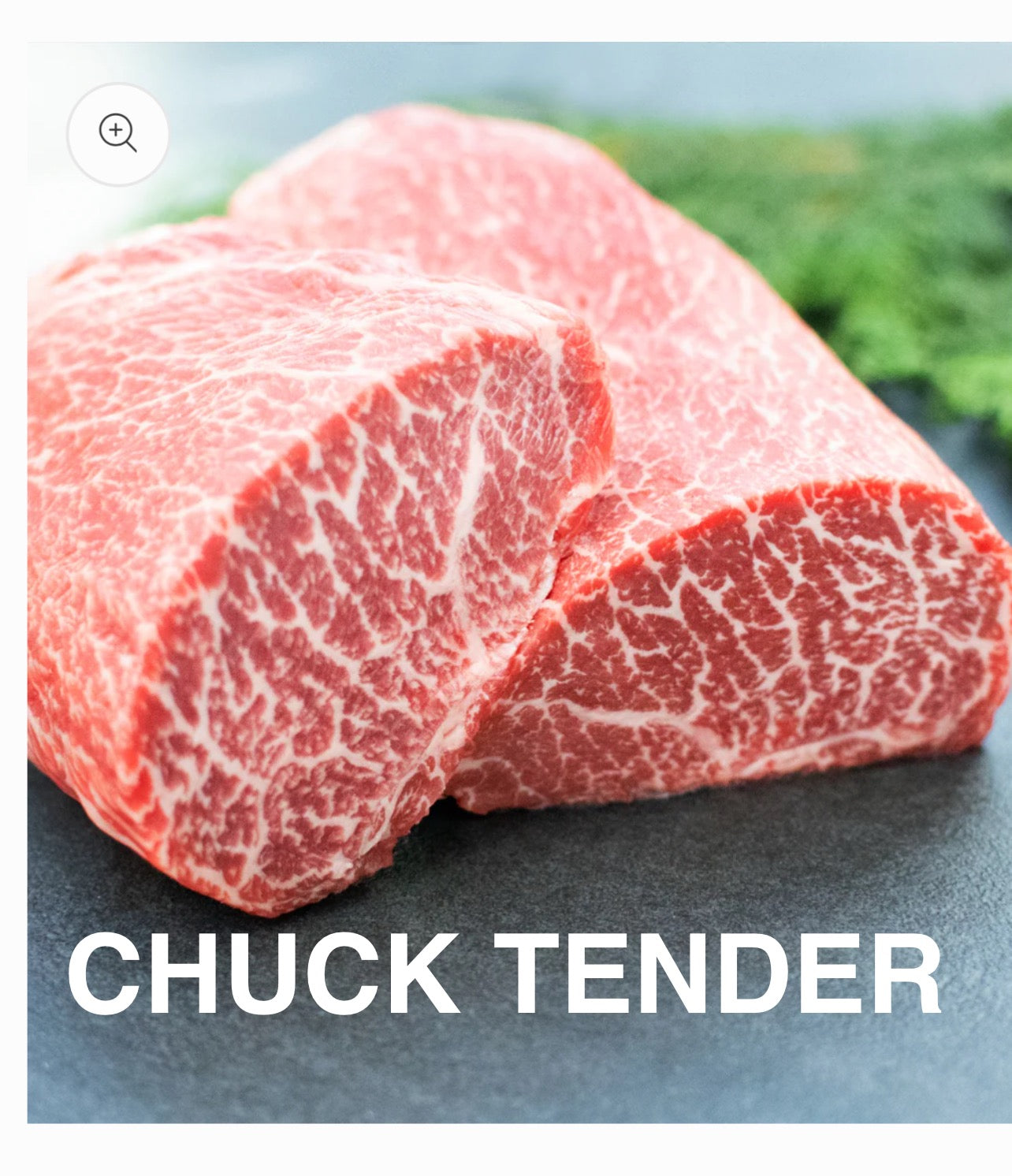 Nagano Premium A5 Wagyu Chuck Tender (TOGARASHI) Block 5~6LB