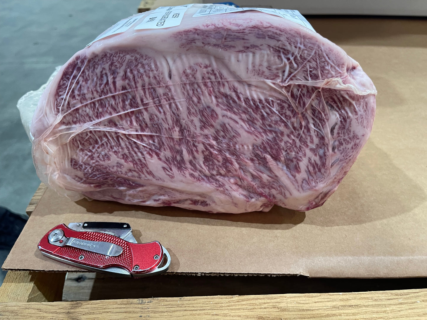 Nagano Premium Japanese Wagyu A5 Sirloin Whole Block - Approx. 8-10 lbs (Authentic Shinshu A5 Beef)