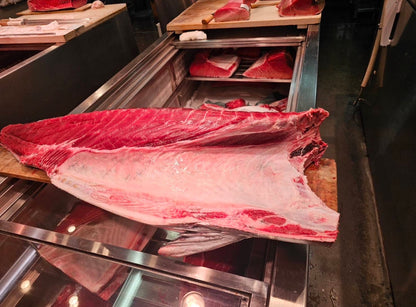 Premium Japanese Farm-Raised Bluefin Tuna Loin (Hon-Maguro) 30~40LB Belly Loin